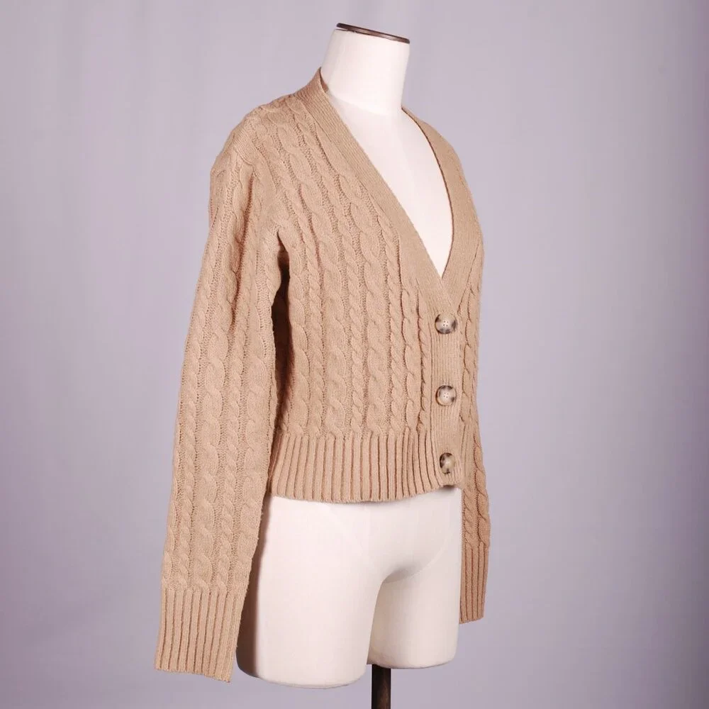 EUC Nasty Gal Cableknit Cardigan, Sz - M - Picture 3 of 6